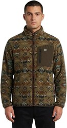 Billabong Men's Sherpa Bonded Polar Fleece Aztec Print Jacket