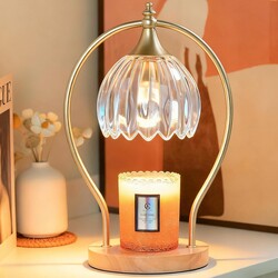 GOODBUY Candle Warmer Lamp with Timer - Dimmer Electric Candle Warmer for Jar Candles - Wax Warmer Unique Birthday Gifts for Women Mom House Warming Gifts New Home Room Decor