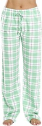 Just Love Women's 100% Cotton Plaid Pajama Pants, Jersey Knit Sleep and Lounge PJ Bottoms