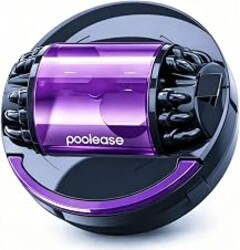 Poolease Cordless Pool Vacuum Robot with Dual high-Powerful Motors Provide Strong Suction, Self-Parking, 100 Min Runtime, Robotic Pool Cleaner for Above/In-ground Flat Pool up to 960 Sq.ft