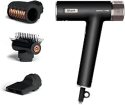 Shark SpeedStyle Pro Professional Performance High-Velocity Hair Dryer System with Scalp Shield and IQ Speed Styling & Drying Suite, Straight and Wavy Hair, Lightweight, Ionic, No Heat Damage, HD731