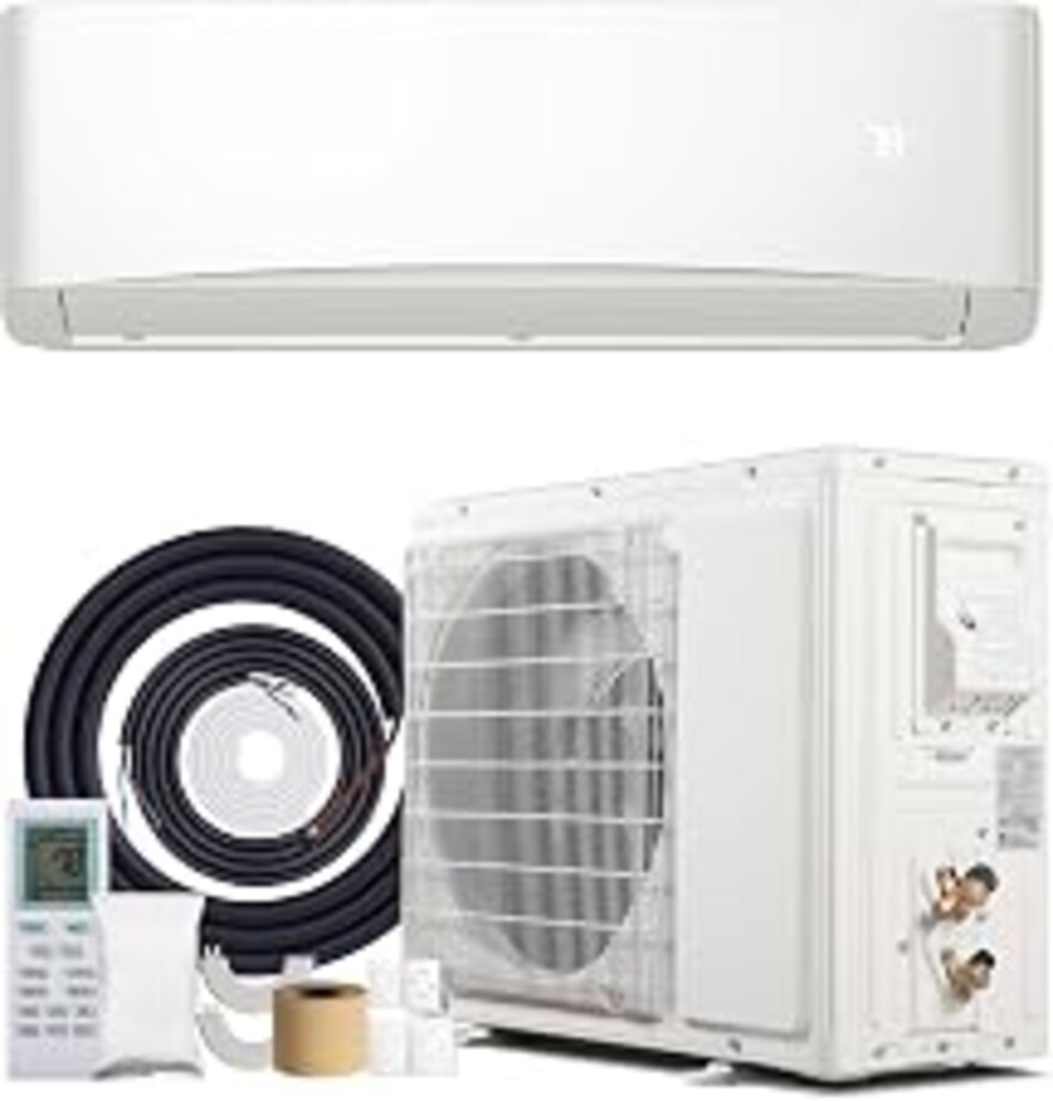Nexaro 12000BTU Mini Split Air Conditioner& Heater, 17 SEER2 𝟏𝟏𝟓𝐕 Wall-Mounted AC Unit Cools Rooms up to 750 Sq. Ft, Energy Efficient Inverter AC with Heat Pump