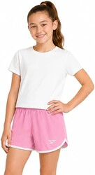 Reebok Girls Athletic Shorts - 1 Pack or 3 Pack Active Performance Lightweight Mesh Dolphin Shorts for Running Dancing Gym