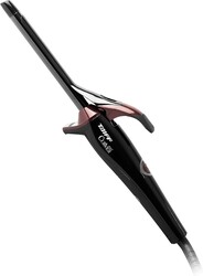 TAIFF Curves Professional Black Titanium Curling Iron – High-Performance Hair Curler & Rizadora para Cabello with Dual Voltage | Fixed Temperature 410°F | 1/2”