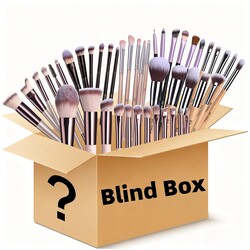 BS-MALL Makeup Brushes & Beauty Tools Assortment Box – Curated Collection of Makeup Brushes, Makeup Bag, Makeup Sponge, Hair Ties & More Professional Beauty Tools for Daily Use & Travel(S)