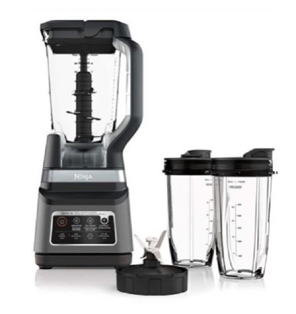 Ninja BN751C, Professional Plus Blender DUO with Auto-iQ, Black or Silver, 1200W