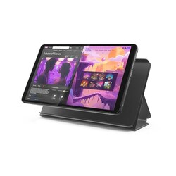 Lenovo Tab One - Lightweight Tablet - up to 12.5 Hours of YouTube Streaming - 8.7" HD Display - 4 GB Memory - 64 GB Storage - MediaTek Helio G85 - Includes Folio Case