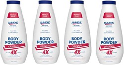 Ammens Body Powder Original – Talc-Free Clean Formula, All-Day 4X Strong Protection, 11 oz (Pack of 4)
