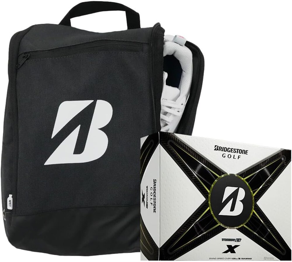 Bridgestone Golf Tour B X & Shoe Bag Bundle