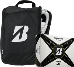Bridgestone Golf Tour B X & Shoe Bag Bundle