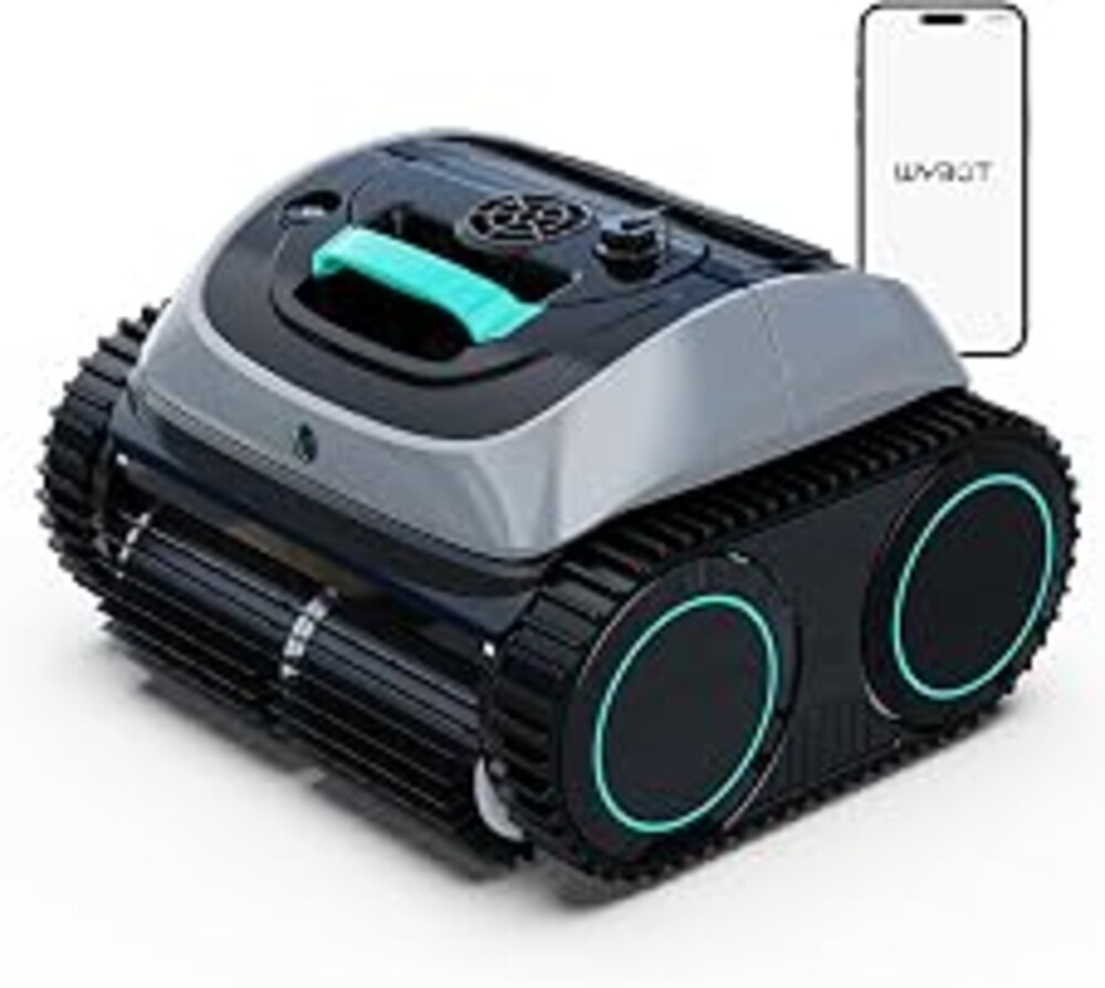 (2026 NEW) WYBOT C1 Robot Pool Vacuum for Inground Pools - Wave Green | 4-in-1 Robotic Cordless Pool Cleaner, 160 Mins Runtime, APP Countrol, Smart Navigation with Powerful Suction