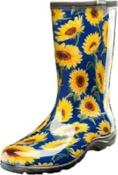 Sloggers Waterproof Garden Rain Boots for Women - Cute MidCalf Boots