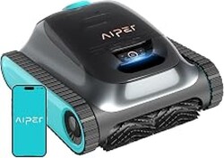 (2026 Upgrade) Aiper Scuba S1 Robotic Pool Cleaner, 270-Min Runtime, Floor,Wall,Waterline,Shallow Area Cleaning, Smarter Navigation,11 High-Precision Sensors, App Support &Weekly Custom Cleaning-Blue