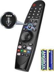Voice Magic Remote for LG TV Remote Control Replacement with Battery | for LG Magic Remote AKB75855501 MR20GA MR650A | Precision Pointing Cursor, Enhanced Voice Control & Scroll Wheel Navigation