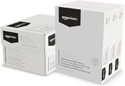 Amazon Basics Multipurpose Copy Printer Paper, 8.5 x 11 Inches, 24 lb Weight, 97 Bright White, 1500 Sheets (3 Packs of 500), for Inkjet and Laser