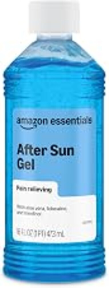 Amazon Essentials After Sun Gel with Aloe, Lidocaine and Menthol, 16 Fluid Ounce (1 Pack) (Previously Amazon Basics)
