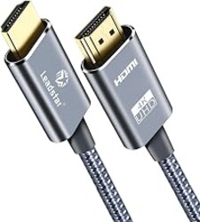 LEADSTAR HDMI Cable 4K 25 ft /7.5m, High Speed HDMI 2.0 Cord Braided | 4K@60Hz, Ultra HD, 2160p, ARC, HDR, 3D, HDCP 2.2 | for Xbox, PS5, TV, Laptop, Monitor
