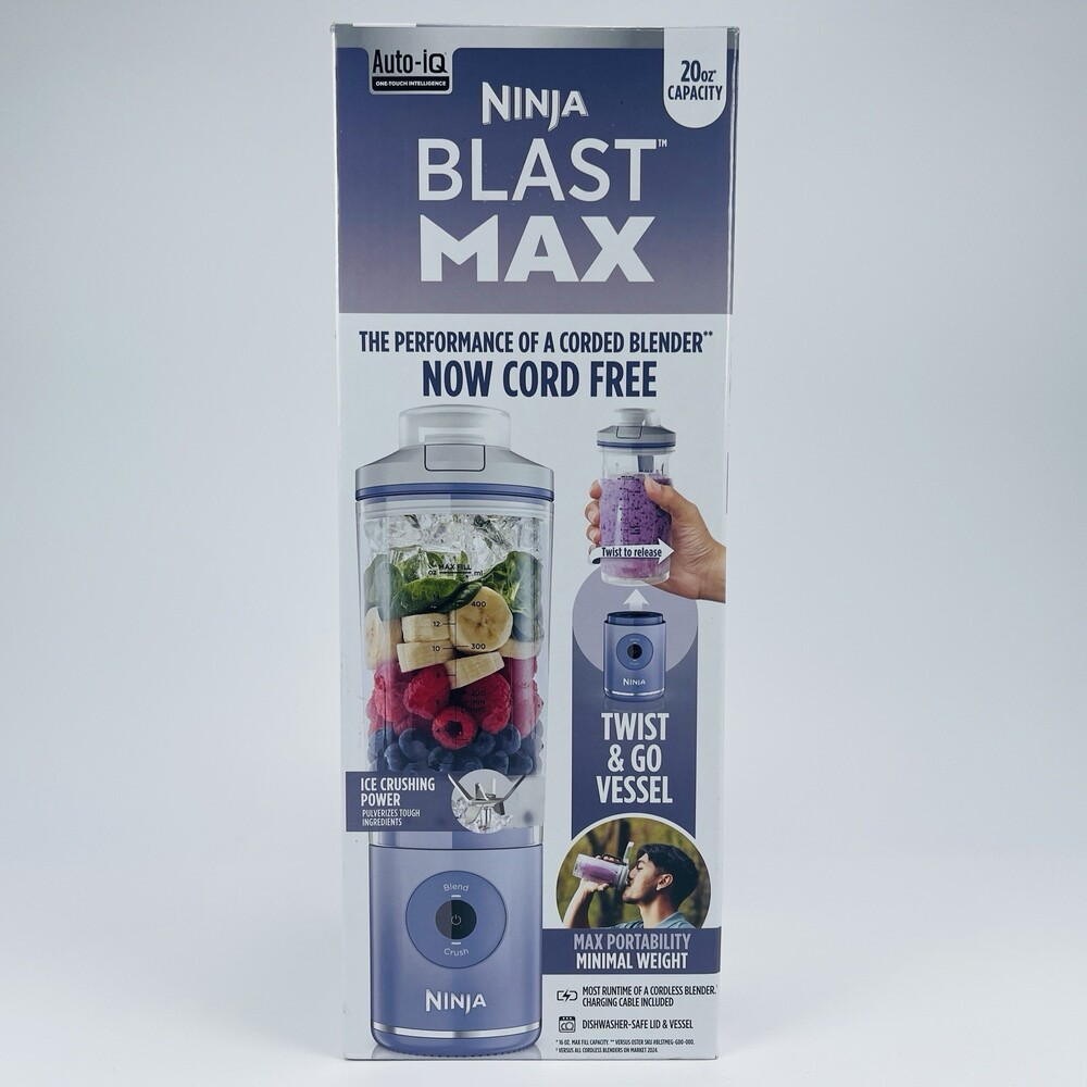 Ninja Blast Max Portable Blender + Twist & Go, Personal Blender  20oz