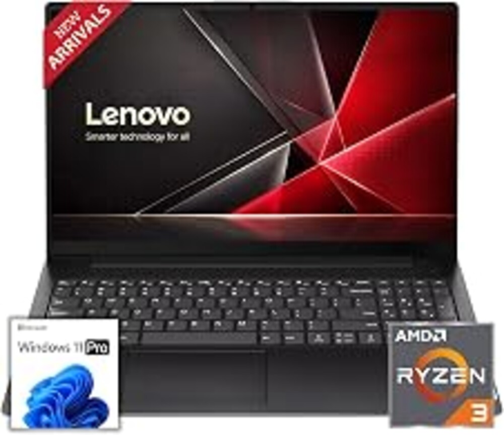Lenovo New 15.6" FHD Business Laptop(2026-2027 Premium Edition), AMD Ryzen 3 7320U(Beats i7-1065G7) CPU, 16GB DDR5, 256GB PCIe, Ultra Slim Design, 14.5-Hour Battery Life, Windows 11 Pro with MS365 Web