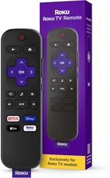 Roku TV Remote Control (Official Manufacturer Product) - Simple Setup, & Pre-Set App Shortcuts - Replacement Remote Compatibl