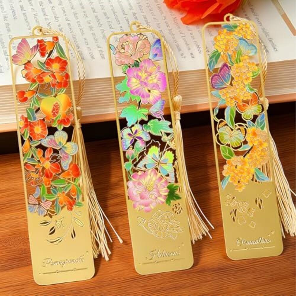 Kinsound Flower Book Mark with Tassel fo