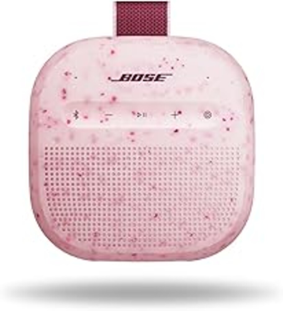 Bose SoundLink Micro Portable Bluetooth Speaker (2nd Gen), Wireless Outdoor Speaker, Up to 12 Hours Battery Life, Waterproof and Dustproof, Petal Pink - Limited Edition Color