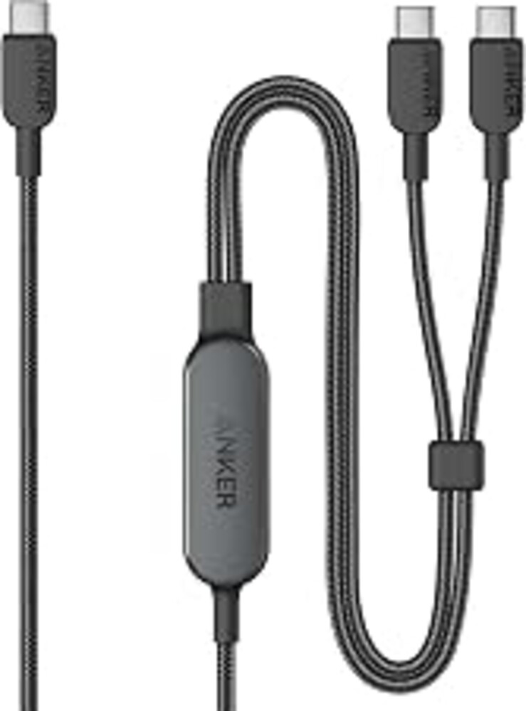 Anker Cable,6FT 2-in-1 USB C to USB C Cable 140W Max,Fast Charging for iPhone 17/17 Pro Max/16 Series,MacBook Air/Pro,and More(Braided,Black)