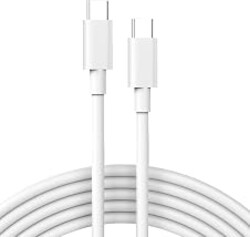 IFEART USB C to USB C Cable for MacBook Air MacBook Pro Charger, iPad Pro 13 12.9 11 inch, iPad Air 5 4, Mini 6, iPhone 17 16 15 Pro Max, Pixel, USBC Type C Fast Charging Cord 6.6FT
