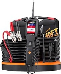 ANCEL PB100 Automotive Power Circuit Probe, 12-24 VDC Car Electrical Diagnostic Tool, AC/DC Voltage Current Resistance Short Detection, Trailer Light Test, Digital Voltmeter Ohmmeter, 40FT Cables