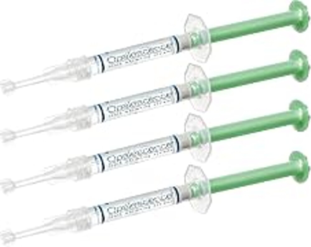 Opalescence 35% Carbamide Peroxide Teeth Whitening Gel Syringes - 5197-2 | (4 Units) Refills for Trays. Low-Sensitivity Formula, Mint, Developed by Dentist. Made in USA by Ultradent.