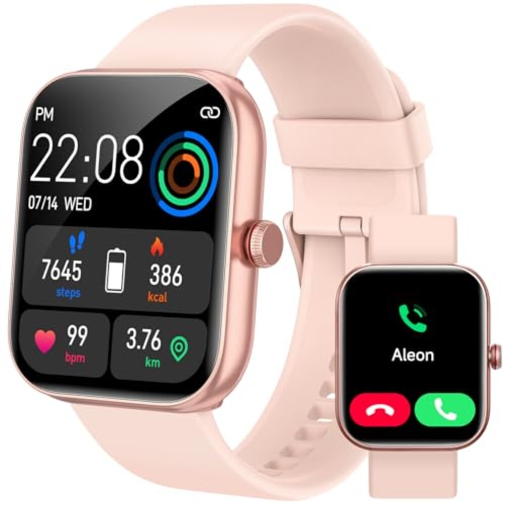 Smart Watch for Women, Smartwatch for iPhone & Android Bluetooth (Answer/Call) Built-in Alexa, 1.91" HD Fitness Tracker with 105+ Sport Modes, IP68 Waterproof, Sleep/Heart Rate/SpO2/Stress Monitor
