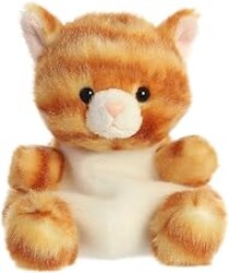 Aurora® Adorable Palm Pals™ Meow Kitty™ Stuffed Animal - Fun Collectible Plush for Kids and Adult Collectors - Perfect for Decorating Rooms and Birthday Gifts - Orange 4.5 Inches