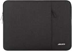 MOSISO Laptop Case 13.3 inch, 13-13.3 inch Laptop Sleeve Compatible with MacBook Air/Pro 13/Pro 14 M5 M4 M3 M2 M1, HP Dell ASUS Lenovo,Polyester Vertical Computer Sleeve Bag with Pocket, Black