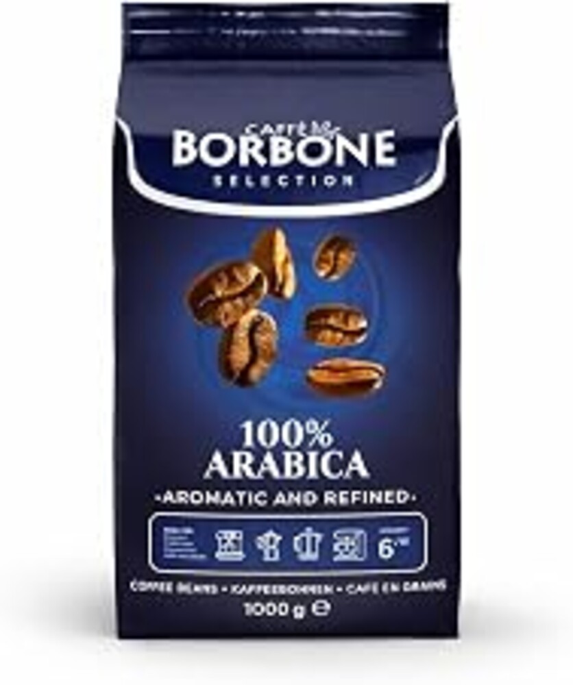 Caffè Borbone 100% Arabica Whole Bean Coffee, Arabica Coffee Beans, Medium Roast, 2.2 lb Bag (Pack of 1)