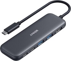 Anker USB C Hub, 5-in-1 USBC to HDMI Splitter with 4K Display, 1 x Powered USB-C 5Gbps & 2×Powered USB-A 3.0 5Gbps Data Ports