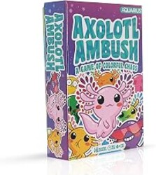 AQUARIUS Axolotl Ambush Card Game - Great Family Fun - Ages 6+ - Officially Licensed for Fun - Axolotl Card Game - Merchandise & Collectibles