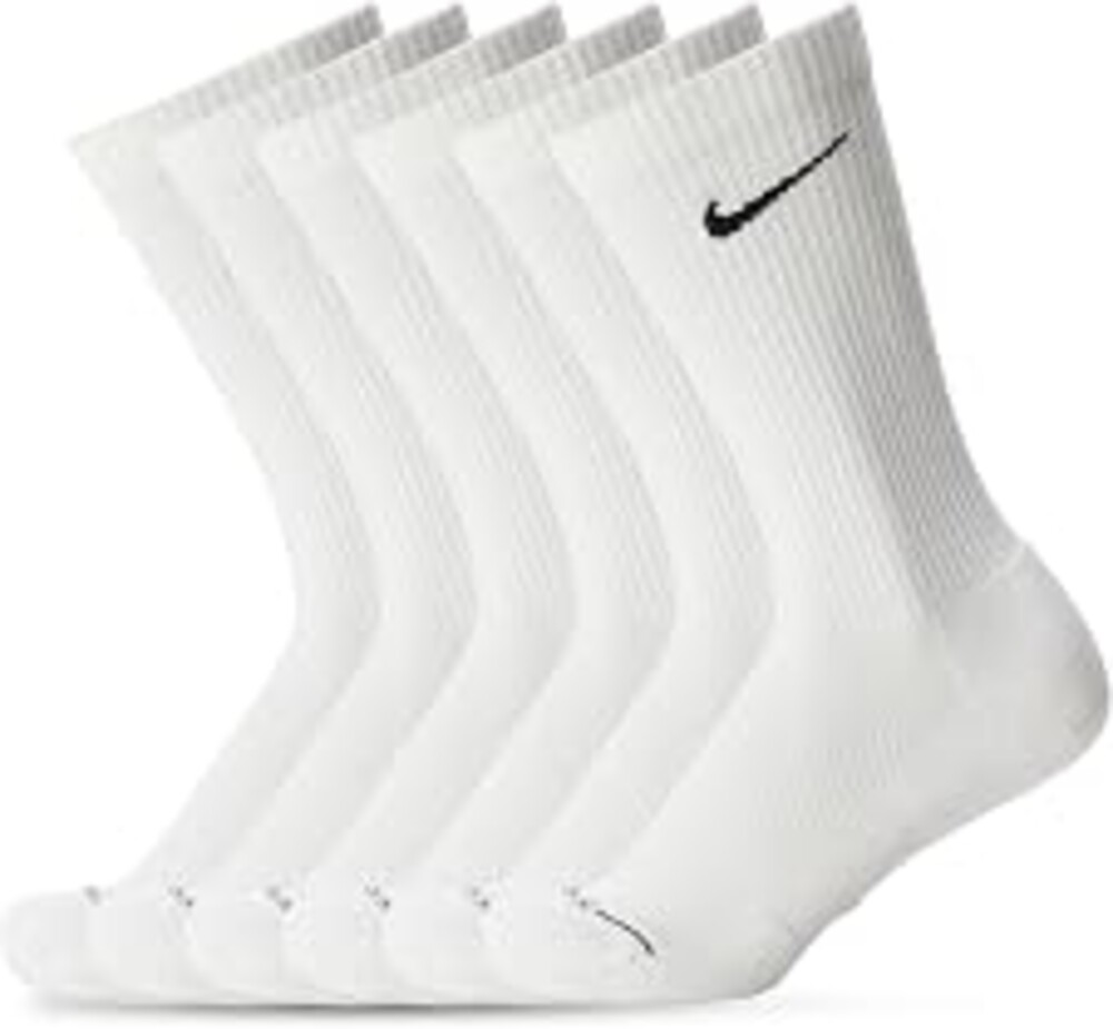 Nike Unisex Adult Everyday Elevated Crew Socks (6-Pack) | Mens and Womens