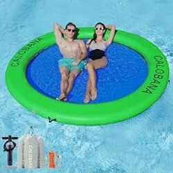 Inflatable Water Hammock for Adults Lake Party Multi Person