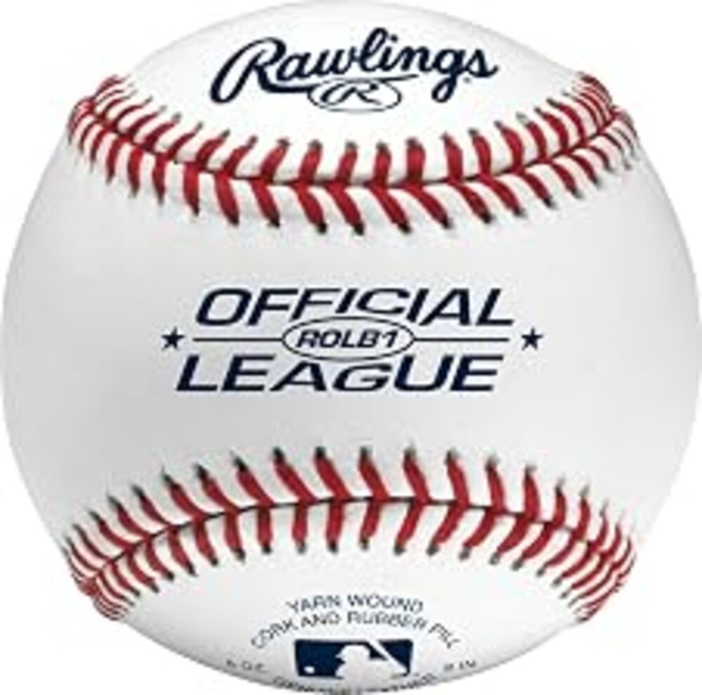 Rawlings | Official League Baseballs | Competition Grade | ROLB1 | Youth/14U | Game/Practice Use | 12 Count