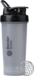 BlenderBottle Classic V2 Shaker Bottle Perfect for Protein Shakes and Pre Workout, 28-oz, Black