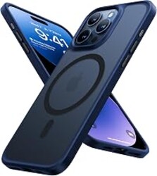 TORRAS Magnetic Shockproof for iPhone 15 Pro Case, [Military-Grade Drop Tested] [Compatible with MagSafe] Translucent Slim Protective Anti-Scratch Anti-Fingerprint Guardian Mag 2023