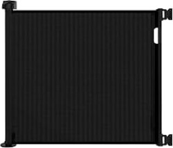 Retractable Baby Gate for Stairs – 33” Height, Expands up to 55” Width – Safety Gate for Infants, Toddlers, Dogs & Pets – Easy Install, Secure Closure, Black Mesh Design for Indoor & Outdoor Use