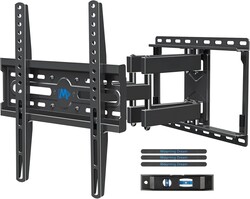 Mounting Dream TV Wall Mount for 32-65 Inch Television,Mount with Swivel and Tilt, Full Motion Bracket with Articulating Dual