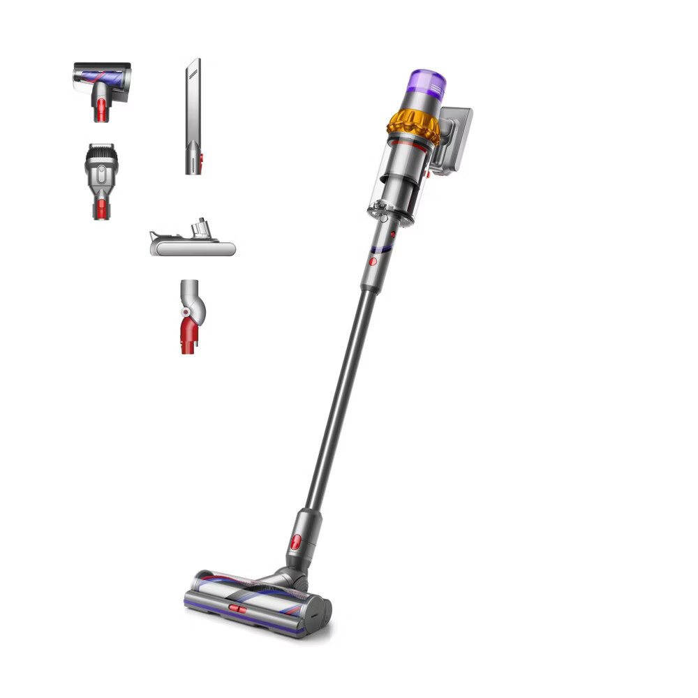 Dyson V15 Detect Pro Cordless Vacuum 9.8" Cleaning Path Pet Hair Pick-Up
