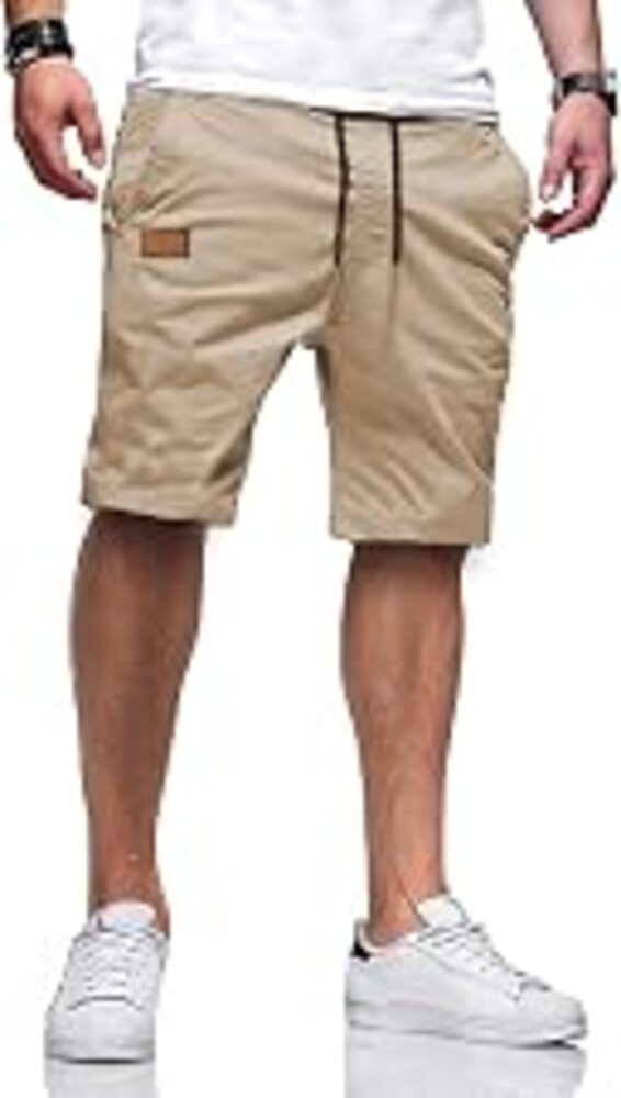 JMIERR Mens Cotton Stretch Shorts Casual Drawstring Twill Chino Shorts | Drawstring Waist, Phone Pockets, Golf, Summer Beach Cruise Outfits, Machine Wash