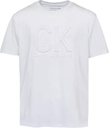Calvin Klein Boys' Short Sleeve Graphic Crew Neck T-Shirt, Comfortable, Relaxed Fit