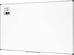 Amazon Basics Large Magnetic Dry Erase Whiteboard with Aluminum Frame, Pen Tray, Wall Mountable, 35.4" x 23.6", for School, Classroom, Office & Home