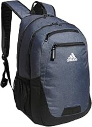 adidas Foundation Backpack, Twill Onix Grey/Black, OSFA