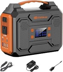 Portable Power Station 300W 110V Solar Generator 280Wh(without Solar Panel) | 120V Portable Power Bank with AC Outlet Pure Sine Wave, DC, USB QC3.0, External Battery Power Pack for Camping RV Outdoor Use