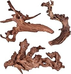 majoywoo Natural Driftwood for Aquarium Decor Fish Tank Decor Reptile Decor | Assorted Driftwood Branch, Natural Driftwood for Aquascaping and Reptile Decor